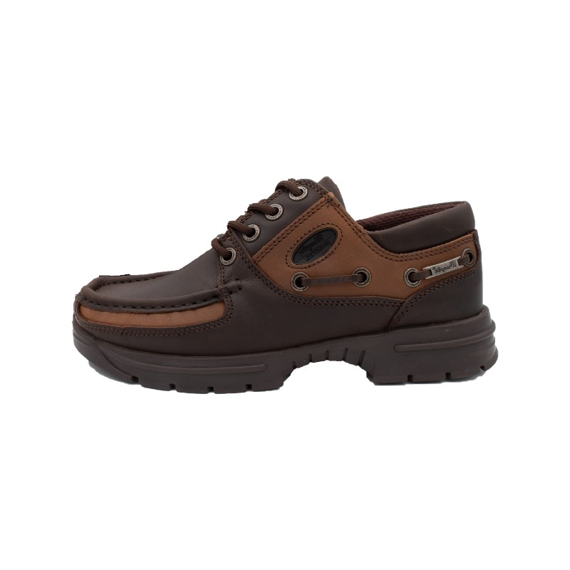 Wrangler Mens Keady 2 Casual Laced Moccasin Shoe - Brown - Shoe Online